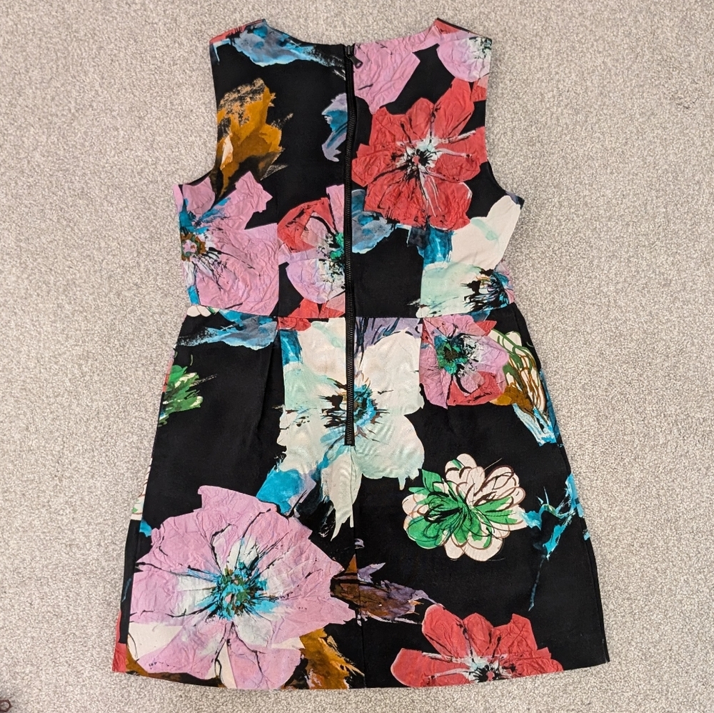EUC Milly Minis Girls Black Dress with Floral Pattern😍 - Picture 2 of 6